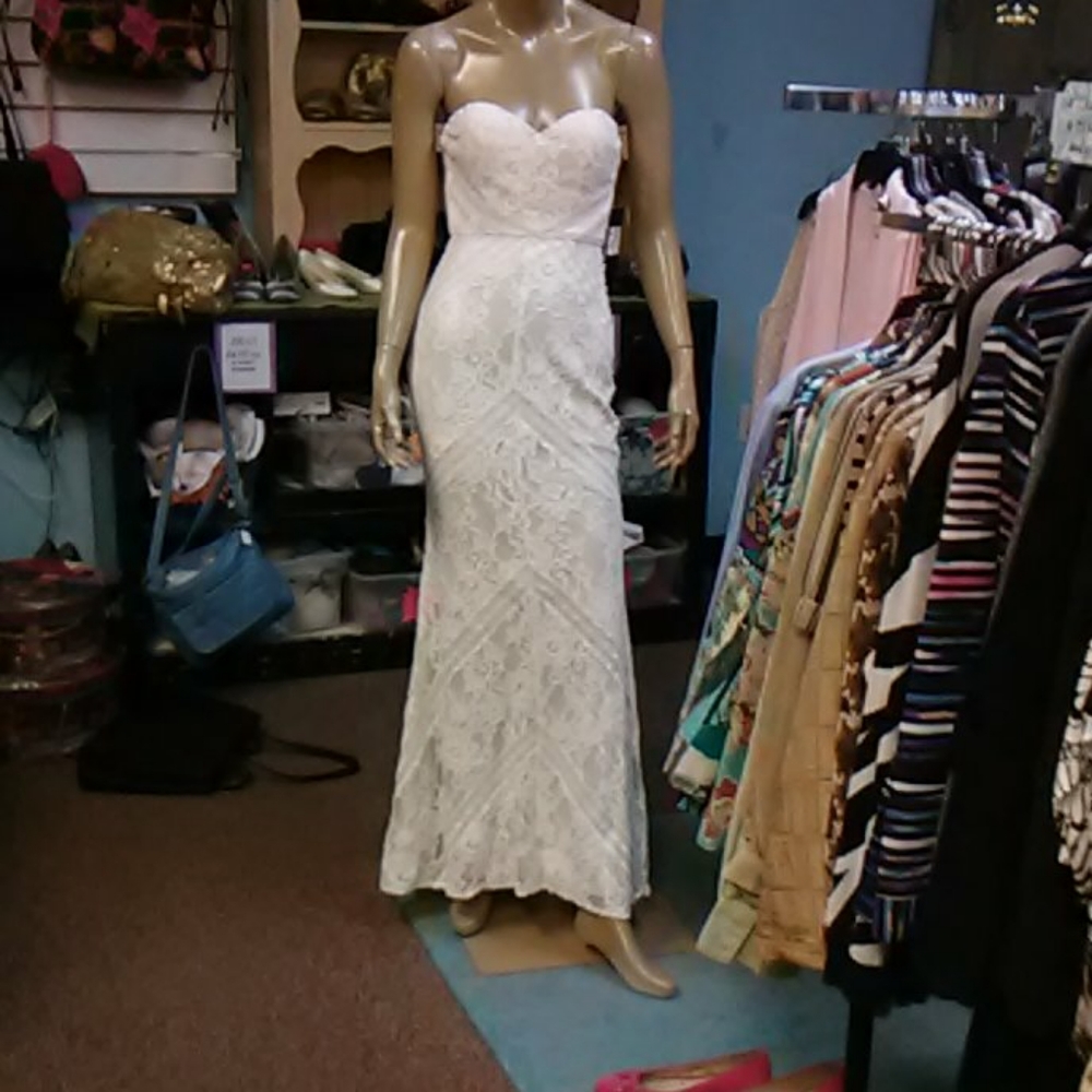 Lulu's Lace Maxi Dress Gown NWT